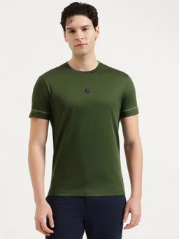 United Colors of Benetton - Men Solid/Plain T-Shirt - Green