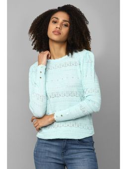 Allen Solly - Women Blue Print Casual Top