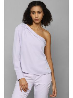 Allen Solly - Women Purple Solid Casual Top