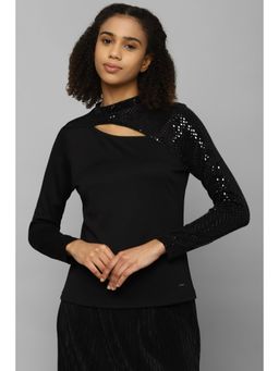 Allen Solly - Women Black Solid Casual Top