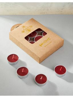 Fabindia - Red Aalaya Alta Wax Tea Light Candle