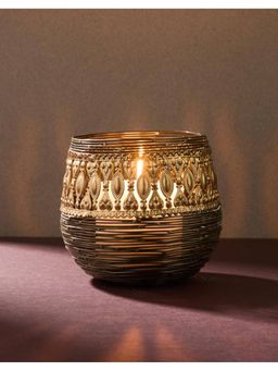 Fabindia - Brass Metal Antiqued Kashi Tea Light Holder
