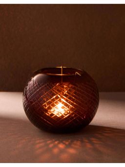 Fabindia - Wine Glass Blown Farsis Tea Light Holder