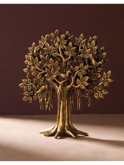 Fabindia - Brass Antiqued Mehnoor Object Decor Tree
