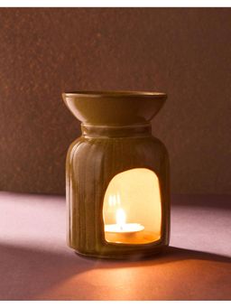 Fabindia - Yellow Ceramic Glazed Mehak Burner