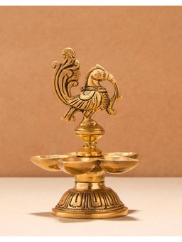 Fabindia - Brass Mehnoor Antiqued Oil Lamp