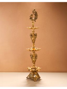 Fabindia - Brass Mehnoor Antiqued Oil Lamp