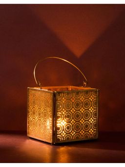Fabindia - Gold Metal Cutwork Mehar Tea Light Holder (S)