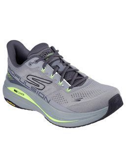 SKECHERS - Mens MAX CUSHIONING PROPULSION Grey Running Shoes