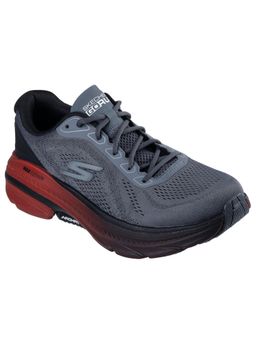 SKECHERS - Mens MAX CUSHIONING ARCH FIT 2.0 Black Sports Lace Up Shoes