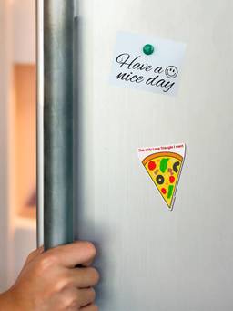 Macmerise - Love Triangle Fridge Magnet