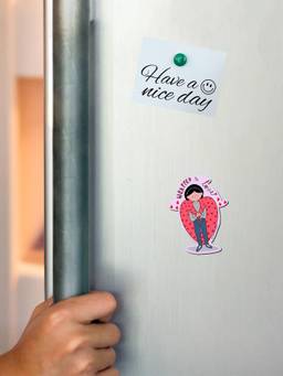 Macmerise - Wrapped In Love Fridge Magnet