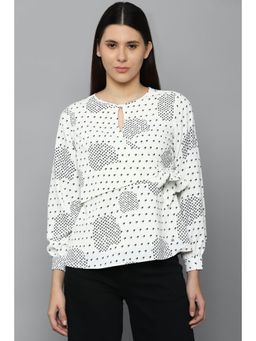 Allen Solly - Women White Print Casual Top