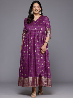 A plus by Ahalyaa - Ethnic Printed Maxi Ethnic Dress