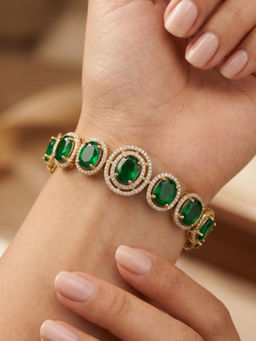 RUNORAA - Emerald Empress Bracelet
