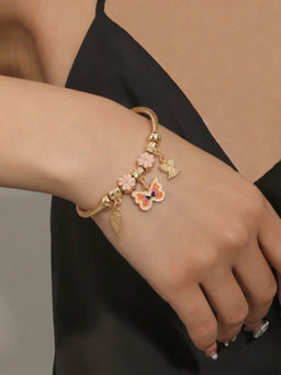 RUNORAA - Pink Clover Dreams Bracelet