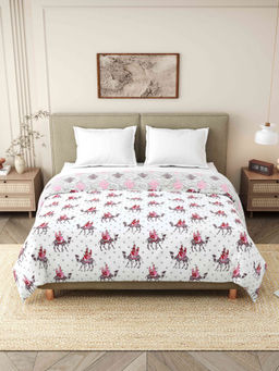 Indra's - Pink 110 GSM Viscose Cotton Jaipuri AC Room Dohar