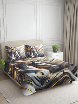 Signature - Grey Super Soft Bedsheet with 2 Pillow Covers (King)