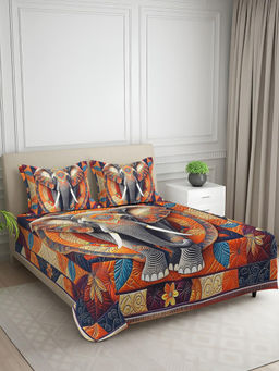 Signature - Multi-Color Super Soft Bedsheet with 2 Pillow Covers (King)