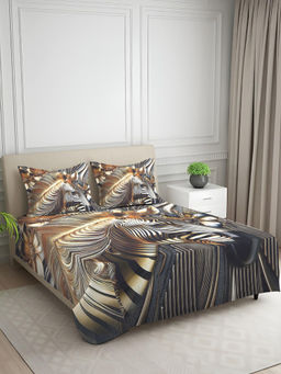 Signature - Multi-Color Super Soft Bedsheet with 2 Pillow Covers (King)