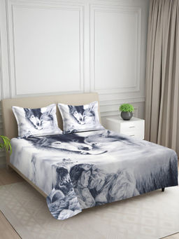 Signature - Grey Super Soft Bedsheet with 2 Pillow Covers (King)