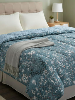 Florida - Blue Ultra-Soft All-Season AC Comforter (Double)