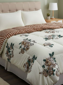 Florida - Cream Ultra-Soft All-Season AC Comforter (Double)