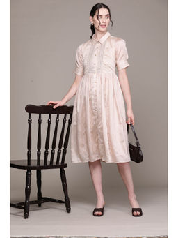 Aarke Ritu Kumar - Ivory Embellished Tiered Dress