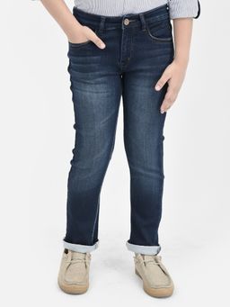 CRIMSOUNE CLUB - Boys Navy Blue Jeans