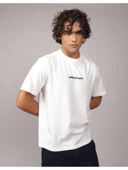 American Eagle - Men White Graphic Tees