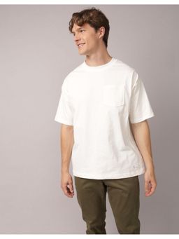 American Eagle - Men White Graphic Tees