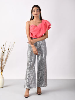 Attic Salt - Coral Butternut Squesh Dramatic Top