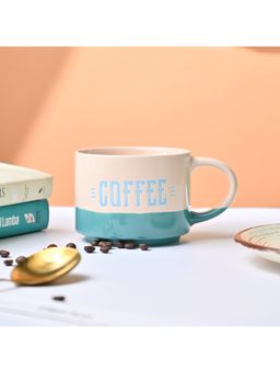 Voncasa - Ceramic Tea Cup (Coffee) 370 Ml, Peach