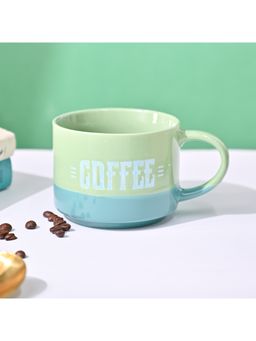 Voncasa - Ceramic Tea Cup (Coffee) 370 Ml, Green