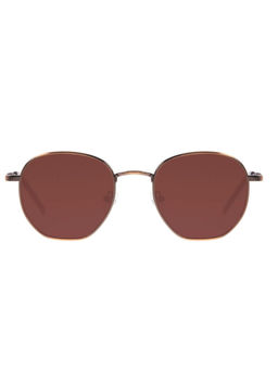 Chilli Beans - Brown Lens Round Sunglass Full Rim Brown Frame - Ocmt31211502