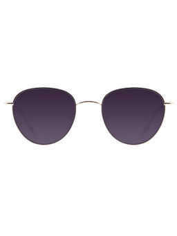 Chilli Beans - Purple Lens Round Sunglass Full Rim Gold Frame - Ocmt31282021