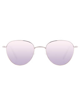 Chilli Beans - Peach Lens Round Sunglass Full Rim Black Frame - Ocmt31282022