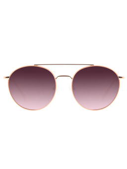 Chilli Beans - Brown Lens Round Sunglass Full Rim Rose Frame - Ocmt31312095