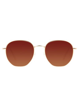 Chilli Beans - Bronze Lens Round Sunglass Full Rim Gold Frame - Ocmt32875721