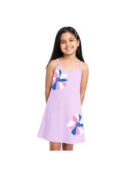 Plan B - Girls Cotton A-Line Printed Dress