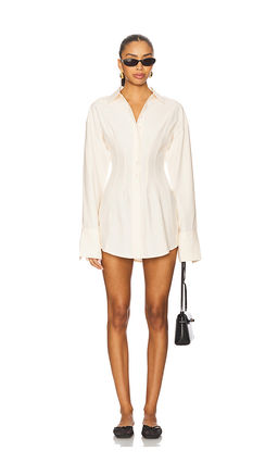 ALL THE WAYS - Charitie Button Up Mini Dress