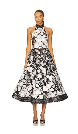 Bronx and Banco - Greta Bouquet Midi Dress