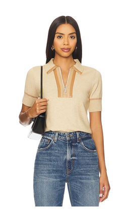 Central Park West - Atlast Zip Up Polo