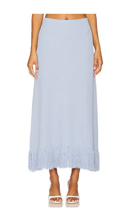 Clea - Clarissa Fringe Knit Skirt