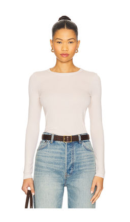Enza Costa - Supima Cotton New Classic Long Sleeve Tee
