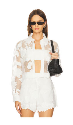 fleur du mal - Collette Cropped Shirt