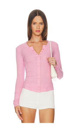 Free People - x Intimately FP Going Places Cardi In Orchid Smoke