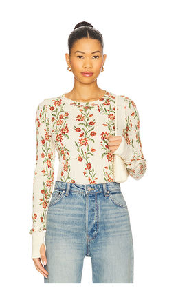 Free People - x We The Free Pretty Little Thermal In Sand Combo Folk