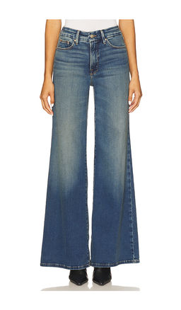 Good American - Soft Tech Good Waist Palazzo Jeans