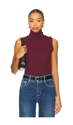 L'AGENCE - Ceci Sleeveless Turtleneck Top